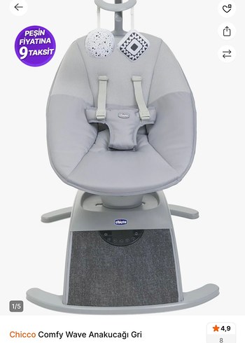 Chicco comfy wave anakucağı - Görsel 3