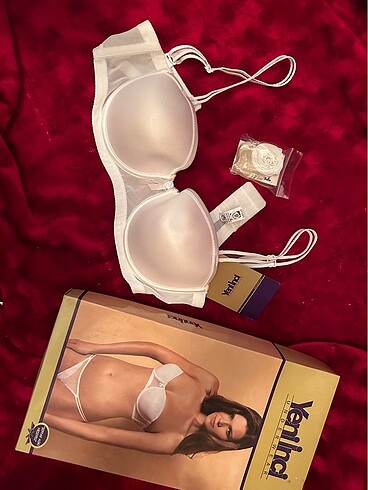 Victoria s Secret Straplez 3 askılı yeni inci sütyen