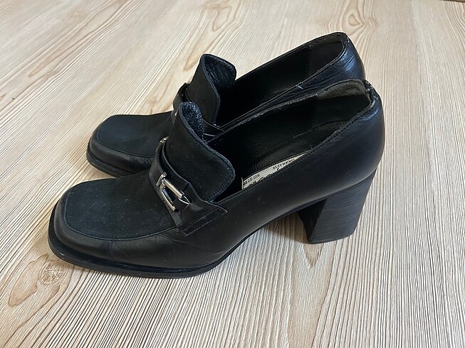 37 Beden Tarz vintage topuklu ayakkabı