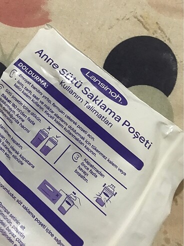 Beden Anne sütü saklama poşeti