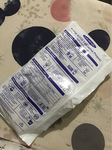  Anne sütü saklama poşeti