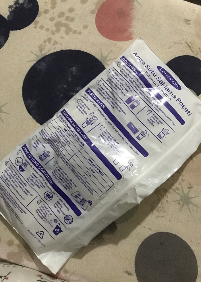 Anne sütü saklama poşeti - Görsel 2