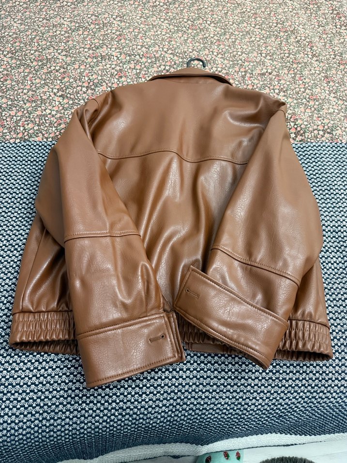 Orjinal Zara Deri Ceket - Görsel 3