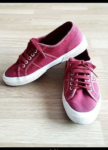 40 Beden kırmızı Renk SUPERGA BORDO SNEAKER