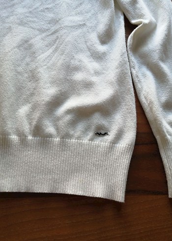 xl Beden beyaz Renk LTB yumuşak triko