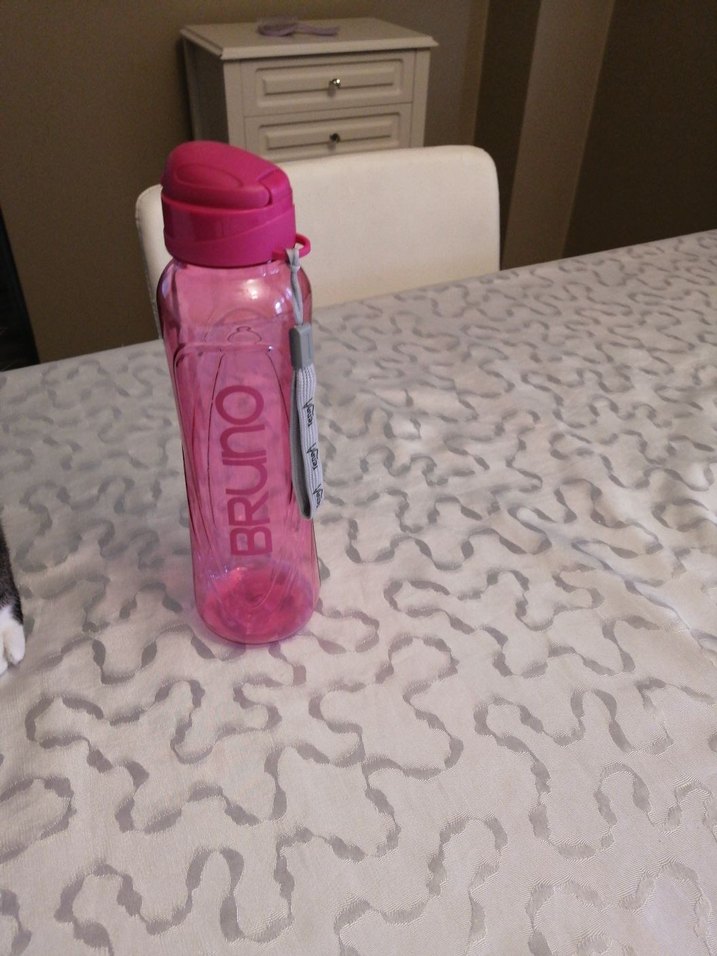 Sıfır pembe su matarası - Görsel 5