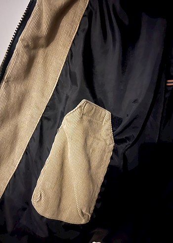 Bej Le Frog casual Erkek mont - Görsel 6