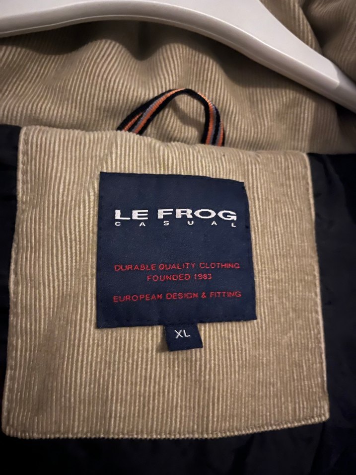 Bej Le Frog casual Erkek mont - Görsel 4