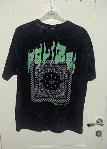 Slatra Siyah Kısa Kollu Baskılı Erkek Tişört - Görsel 2