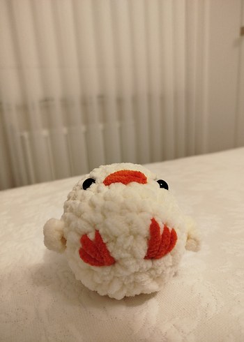 Amigurumi Beyaz Ördek Oyuncak - Görsel 4