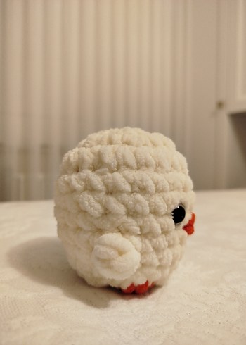Amigurumi Beyaz Ördek Oyuncak - Görsel 2