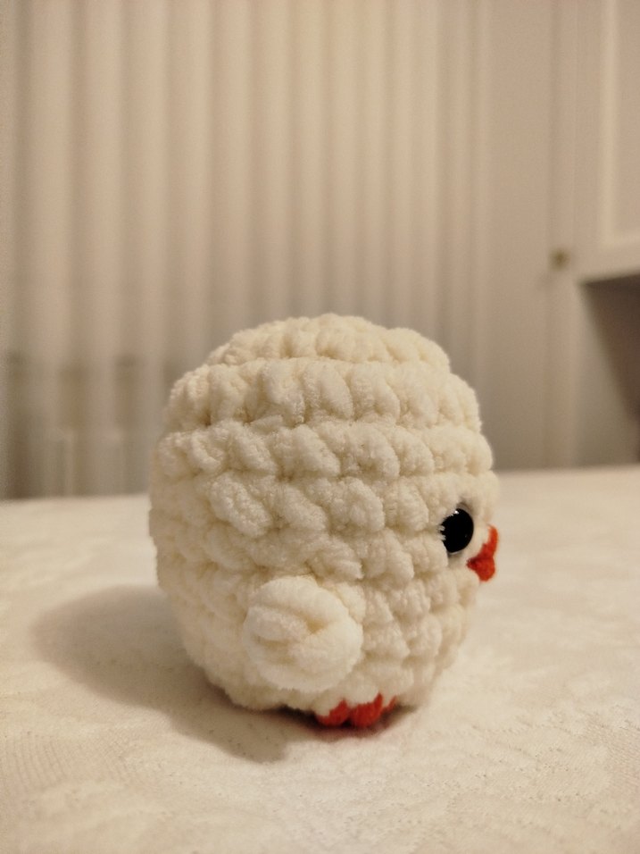 Amigurumi Beyaz Ördek Oyuncak - Görsel 2