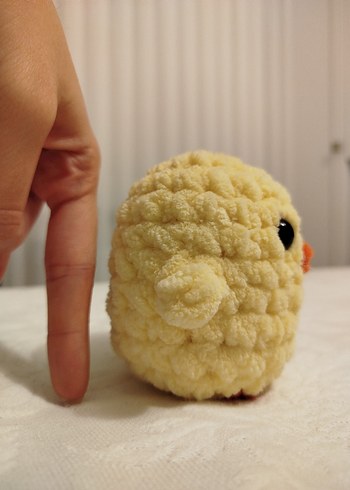 Amigurumi Sarı Tüylü Ördek Oyuncak - Görsel 2