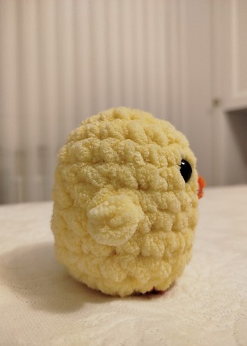 Amigurumi Sarı Tüylü Ördek Oyuncak - Görsel 3