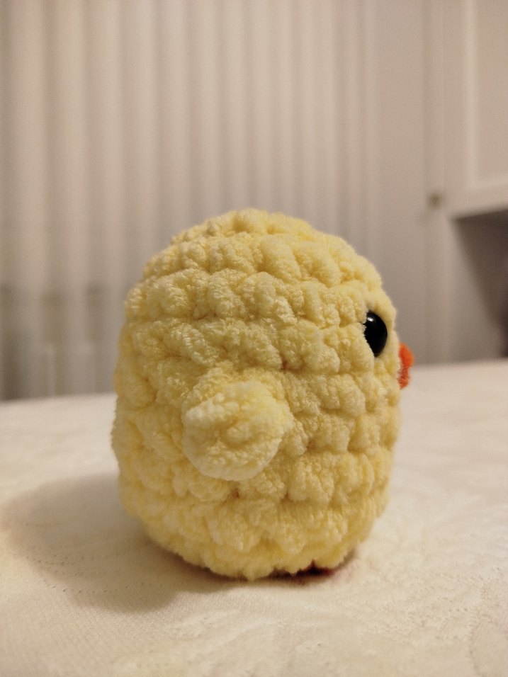 Amigurumi Sarı Tüylü Ördek Oyuncak - Görsel 3