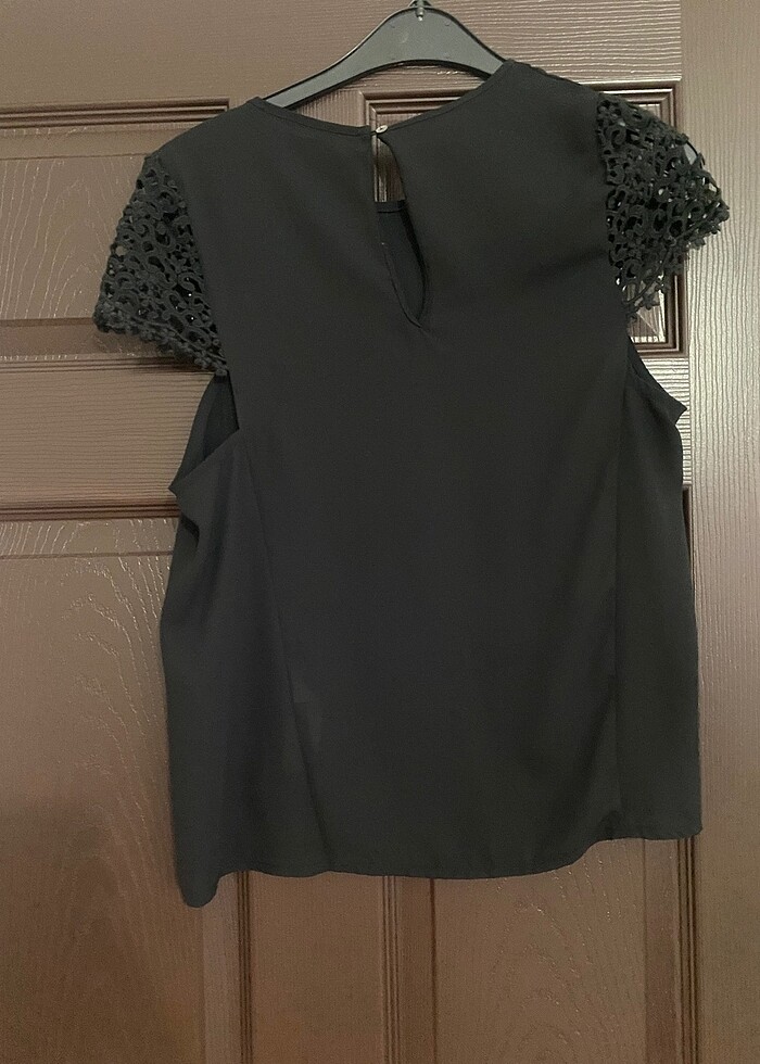 Siyah şık gömlek - Görsel 4