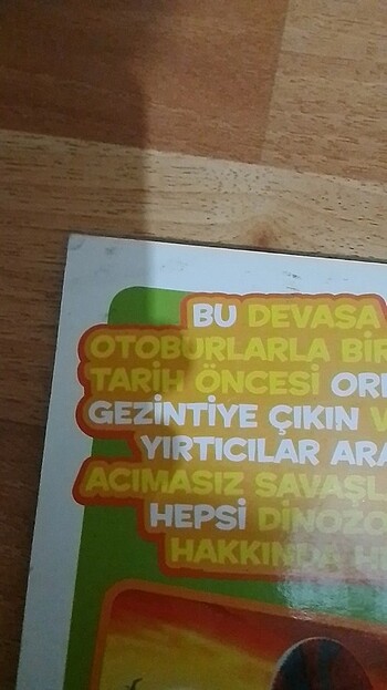 Beden Renk çocuk gelişim okuma kitabı dinozorlar Hakkında herşey (pazarlık