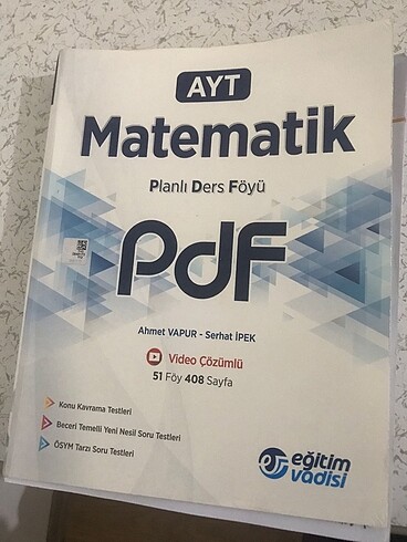Ayt matematik eğitim vadisi ders föyü