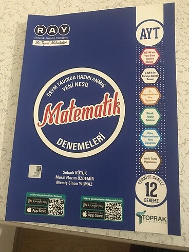 Toprak yayınları ayt matematik denemesi
