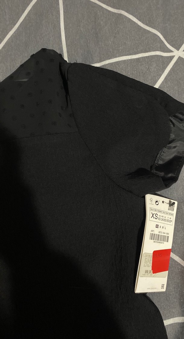 Düğmeli Siyah Mini Tulum - Görsel 3