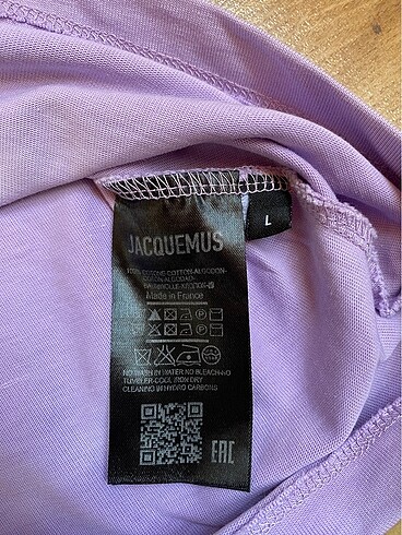 l Beden mor Renk Jacquemus erkek tshirt