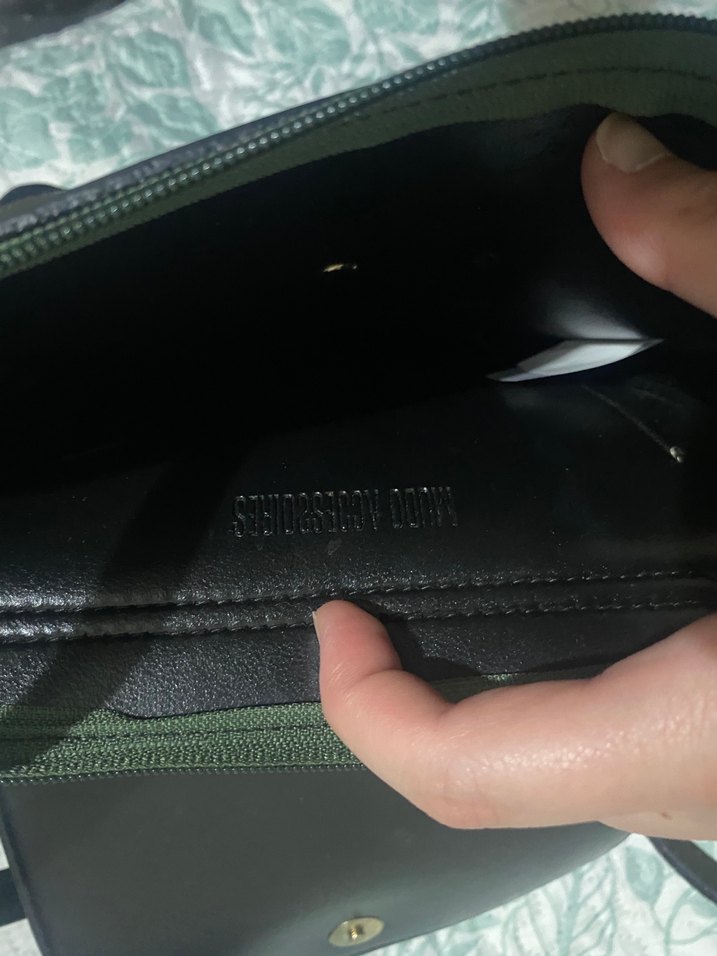 Kahverengi Kamuflaj Desenli Deri Kadın Çanta - Görsel 3