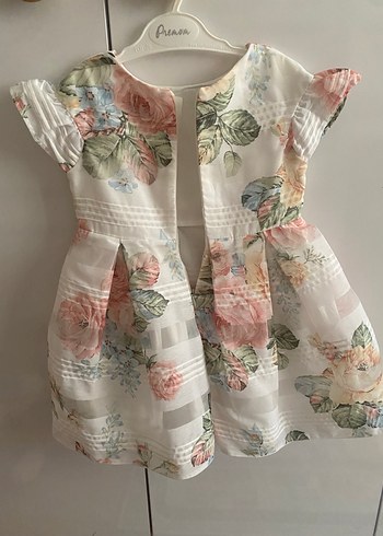 Çiçek Desenli Kız Çocuk Elbisesi, 3 yaş - Görsel 3