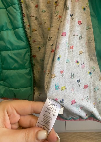 Kız Çocuk Turkuaz Fermuarlı Mont, 1.5-2 yaş - Görsel 5