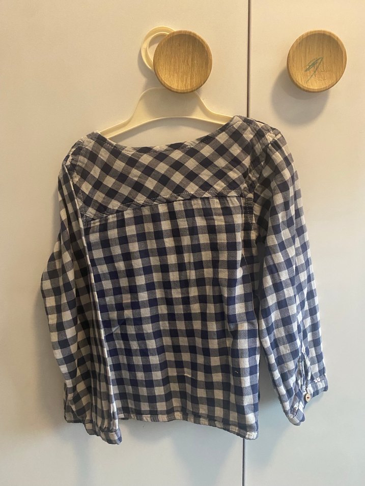 Erkek Çocuk Bohem Nakışlı Uzun Kollu Gömlek, 2 yaş - Görsel 2