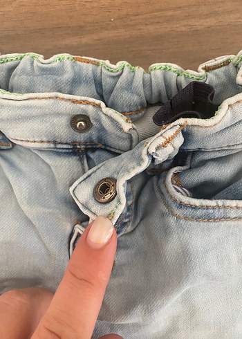 Erkek Çocuk Açık Mavi Denim Şort, 3yaş - Görsel 4