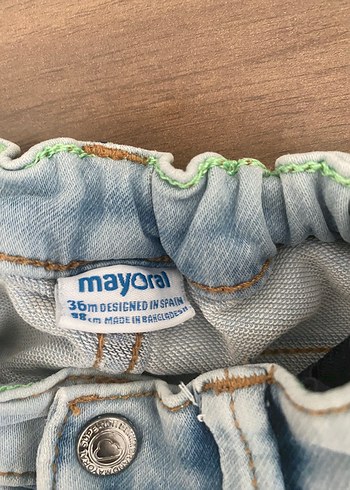 Erkek Çocuk Açık Mavi Denim Şort, 3yaş - Görsel 3