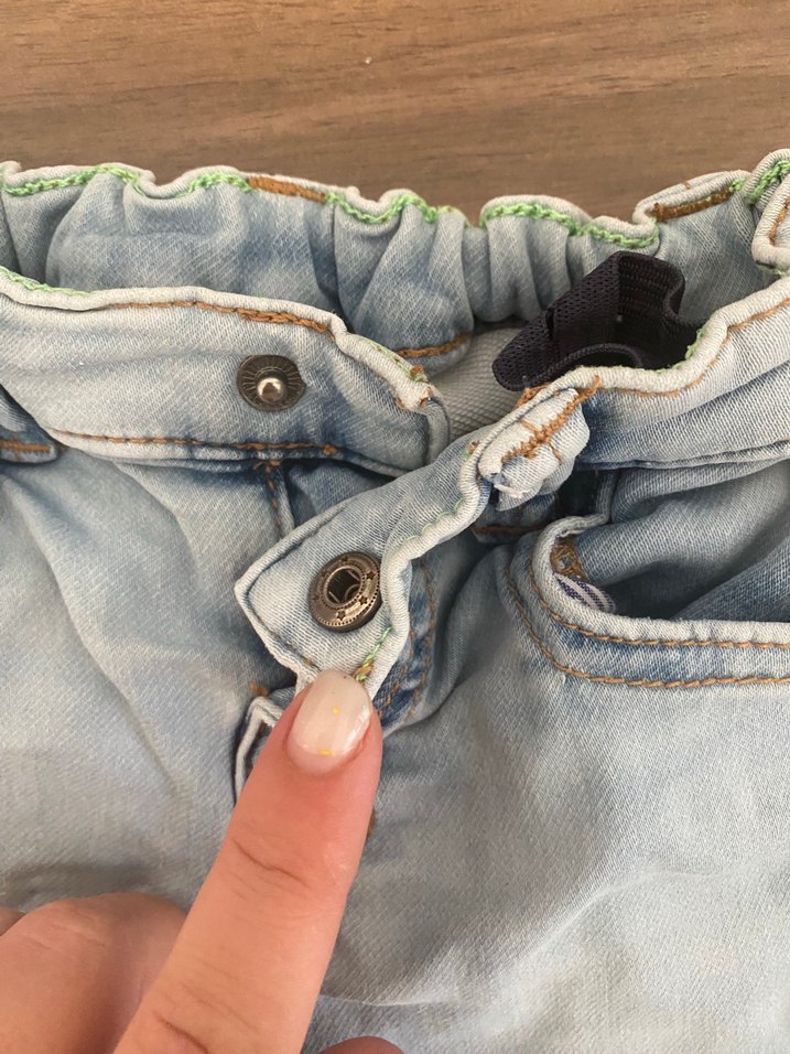 Erkek Çocuk Açık Mavi Denim Şort, 3yaş - Görsel 4