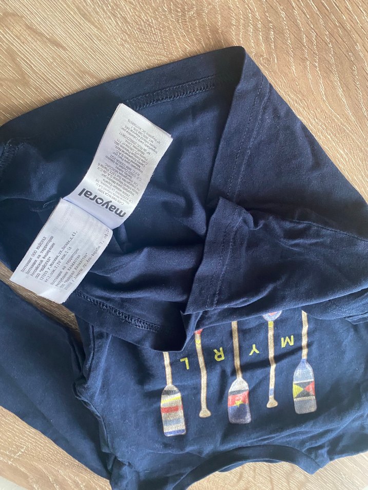 Mayoral uzun kollu t shirt, 86cm - Görsel 3