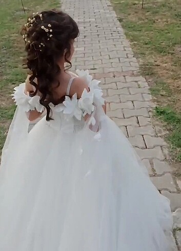 5 Yaş Beden Çocuk gelinlik