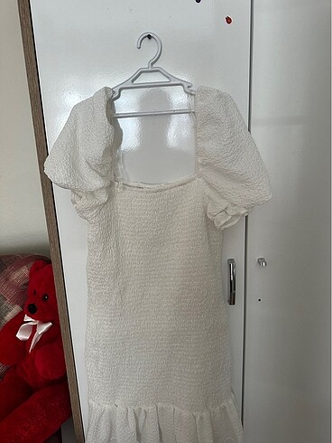 36 Beden beyaz Renk Kısa elbise