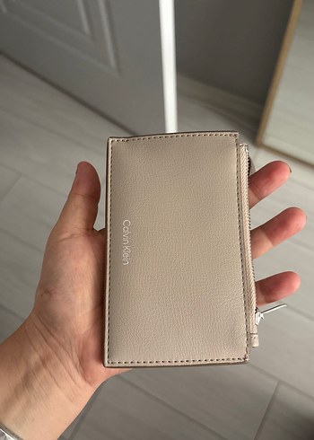Calvin Klein Minimalist Krem Cuzdan