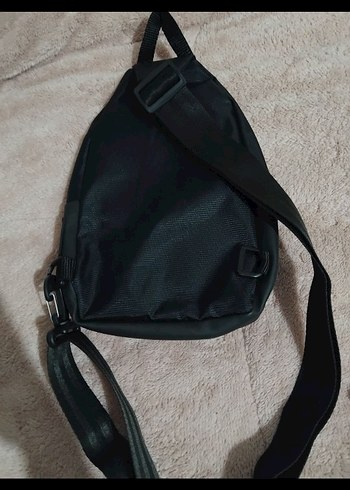 Siyah Baskılı Fermuarlı Omuz Çantası - Görsel 3