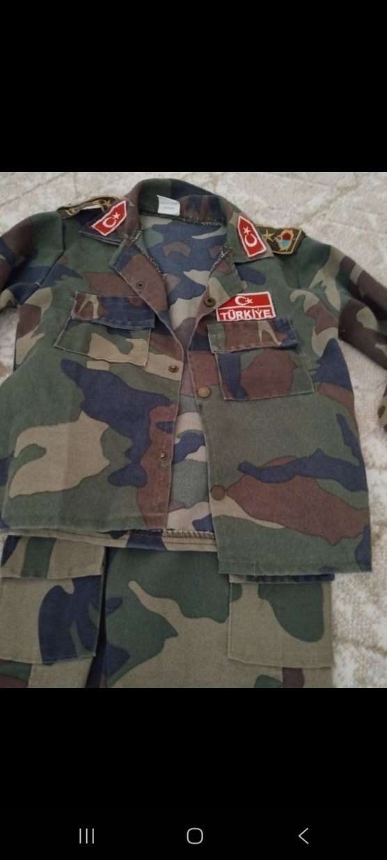 Kamuflaj Desenli Çocuk Takım Elbise - Görsel 2