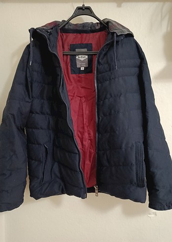 Fermuarlı Kapüşonlu Erkek Mont - Görsel 2