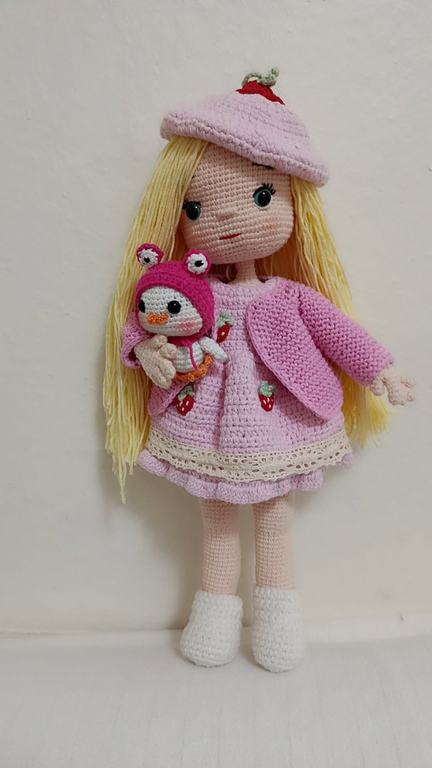 Pembe El Örgüsü Bebek ve Oyuncak - Görsel 2