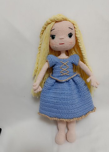 Mavi El Örgüsü Bebek - Görsel 2