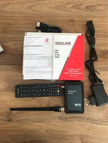 G40 redline uydu alıcı +USB Wi-Fi