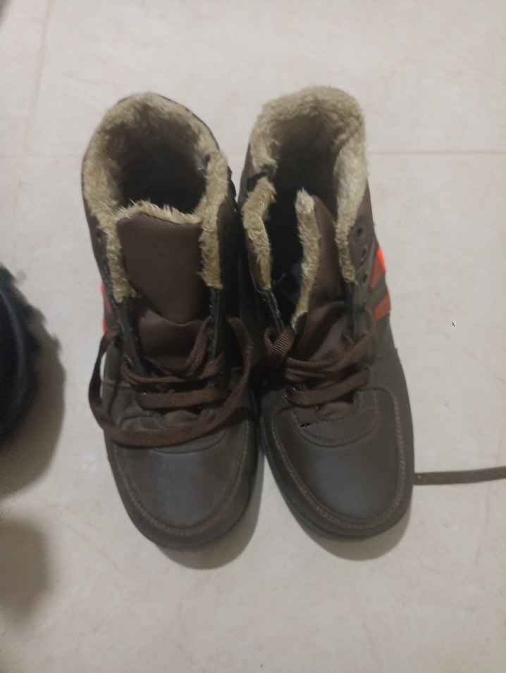 Erkek Kahverengi Kürklü Outdoor Bot - Görsel 2