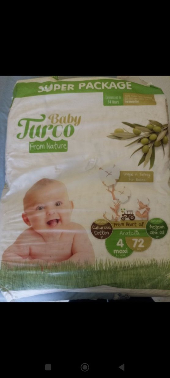 Baby Turco Maxi Bebek Bezi 72'li Süper Paket - Görsel 2