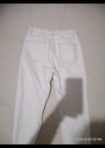 ekru trendyolmilla mom jean - Görsel 5