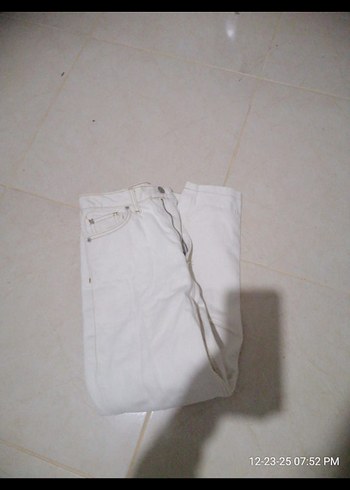 ekru trendyolmilla mom jean - Görsel 4