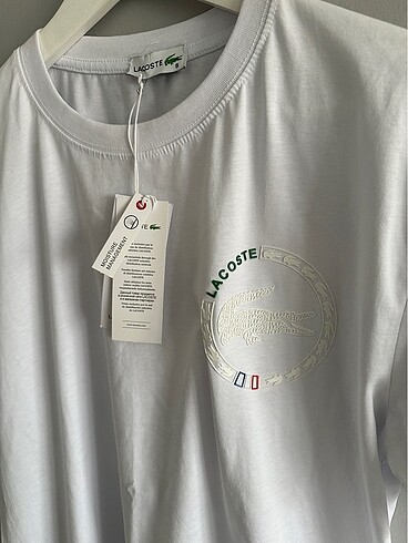 xl Beden beyaz Renk Lacoste şortlu takım