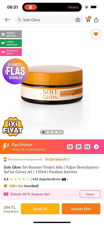 Bronzlaştırıcı krem