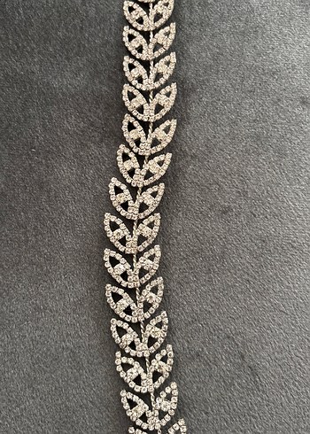 Gri Metal Taşlı Saç Aksesuarı - Görsel 4