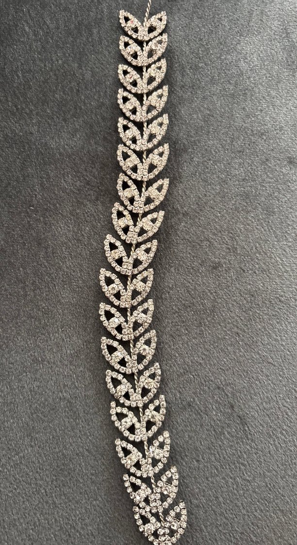 Gri Metal Taşlı Saç Aksesuarı - Görsel 4